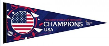 Édition limitée Coupe du Monde Féminine 2019 USA Champions Fanion FIFA Soccer Morgan Rapinoe
