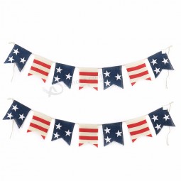 USA Dekoration 4. Juli Wimpel Banner
