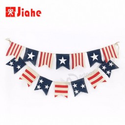 America 4th of july decoration superior quality felt pennants wholesale