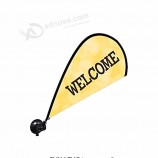 Bandeira de janela de lágrima de carro, bandeira de janela de carro de lágrima