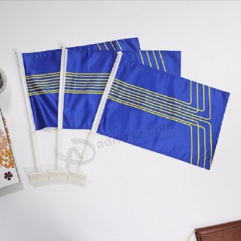 Drapeau de fenêtre de voiture de vente d’usine dorée fraîche