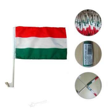 ] Drapeau de fenêtre de voiture en polyester sérigraphié de la Coupe du monde