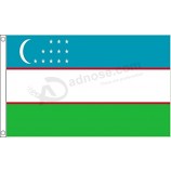 usbekische flagge - groß 5 x 3 ft 150 cm x 90 cm - shamrocksuperstore