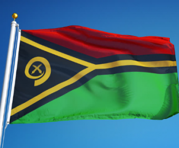 Best quality 3*5FT Vanuatu Banner polyester Vanuatu Flag