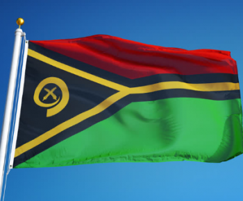 Meilleure qualité 3 * 5FT Vanuatu Banner polyester Vanuatu Flag