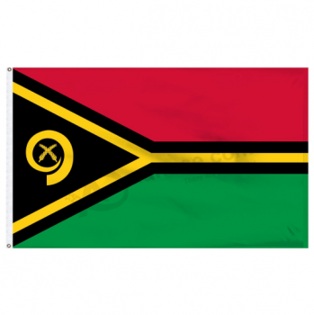 Drapeau national du Vanuatu imprimé Drapeau du Vanuatu