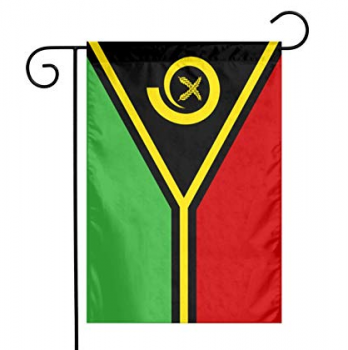 bandeira nacional de jardim decorativo de poliéster vanuatu