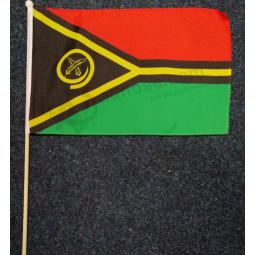 bandiera dei bastoncini di vanuatu bandiera nazionale tenuta in mano vanuatu