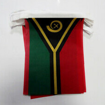 bandeira de corda mini vanuatu bandeira de estamenha de vanuatu