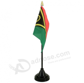 Fabricant national polyester Vanuatu table top flags