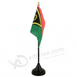 Hersteller nationalen Polyester Vanuatu Tischplatte Fahnen