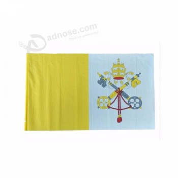 Pas cher 3x5ft Intérieur / Extérieur Drapeau national du Vatican