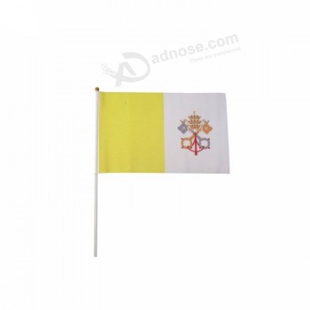 Vente chaude bonne qualité Vatican main agitant le drapeau