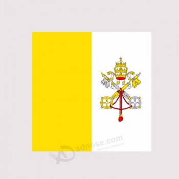 aangepaste nationale vlag van Vaticaanstad staat land vlaggen