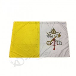 Silk Screen Printing Vatican National Flag Outdoor Pole Flag