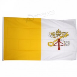 duurzame 3x5ft nationale polyester landvaticaanse vlag