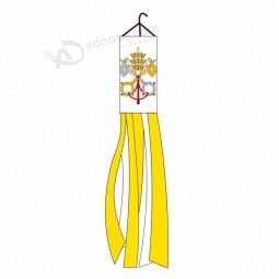 bandiera antivento vaticano da interno in tessuto di nylon utile per il trasporto di gocce