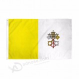 Großhandel 100% Polyester Heißer Verkauf Lager VA Vaticanus Flagge von Vatikan