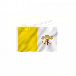 尺寸3 * 5英尺的梵蒂冈国旗