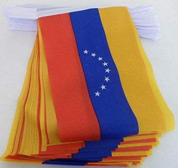 bandera de cadena de venezuela decoración deportiva bandera de bunting de venezuela