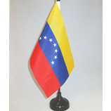 benutzerdefinierte Polyester Venezuela Tisch Meeting Desk Flagge