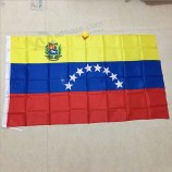 Polyester 3 * 5ft Venezuela Landesflagge mit zwei Ösen
