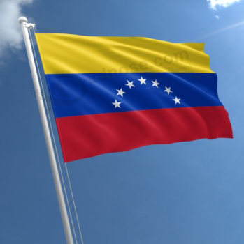 베네수엘라의 폴리 에스터 직물 국기