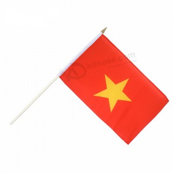 Promotion publicitaire en Asie Drapeau de la main du Vietnam