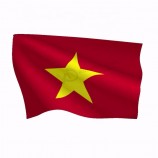 Chuangdong Wholesale  Customized Logo Vietnam National Flag