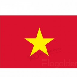 베트남 국기 국기 폴리 에스터 나일론 배너 중국 제조