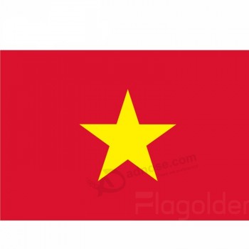 베트남 국기 국기 폴리 에스터 나일론 배너 중국 제조