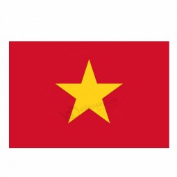 越南国旗所有不同国家的工厂直销高质量的丝网印刷和热转印聚酯标志