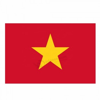 bandiera vietnam Tutte le bandiere di poliestere di alta qualità con stampa a sublimazione diretta in fabbrica