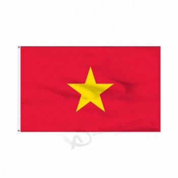 Decoração completa impressão 3X5 bandeira do Vietnã, celebração bandeira do Vietnã personalizado