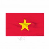 volledige afdrukken decoratie 3X5 vietnam vlag, viering custom vietnam vlag