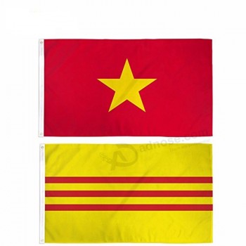 3x5 ft drapeau national (sud) Vietnam drapeau suspendu avec œillets