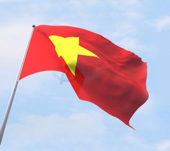 Großhandel Vietnam Flagge benutzerdefinierte 3 * 5 ft National World Flag