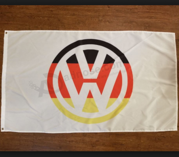 Bannières de drapeau publicitaire Volkswagen de haute qualité avec œillet