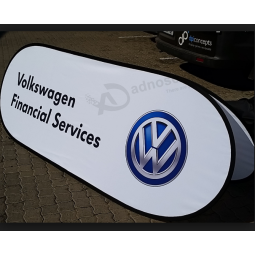 horizontale Pop-Up-Banner für Volkswagen Werbung