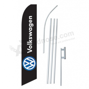 drapeaux Volkswagen swooper imprimés personnalisés promotionnels