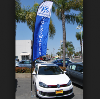 Volkswagen Feather Banner personnalisé Volkswagen Logo Swooper Flag Kit