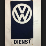 custom printing polyester volkswagen logo werbebanner