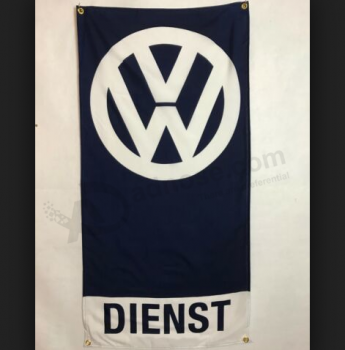 impresión personalizada poliéster volkswagen logo publicidad banner