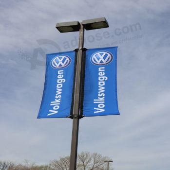 logotipo de volkswagen impreso banner de bandera de poste de calle para publicidad