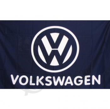 Polyester Volkswagen Logo Bannière Publicitaire Volkswagen Drapeau Publicitaire Volkswagen