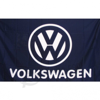 bandeira de publicidade de logotipo volkswagen poliéster bandeira de publicidade volkswagen