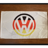 kundenspezifische Polyester-Volkswagen-Fahne Volkswagen-Flagge für förderndes