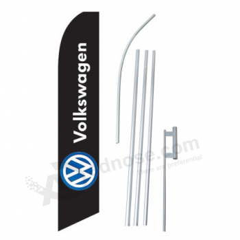 Drapeau publicitaire Volkswagen imprimé Volkswagen Feather Banner