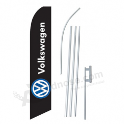 volkswagen werbeflagge gedruckt volkswagen feder banner