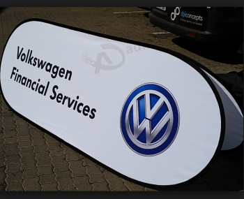 Support de bannière pop-up Volkswagen imprimé sur mesure